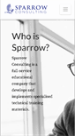 Mobile Screenshot of 2sparrows.co.za